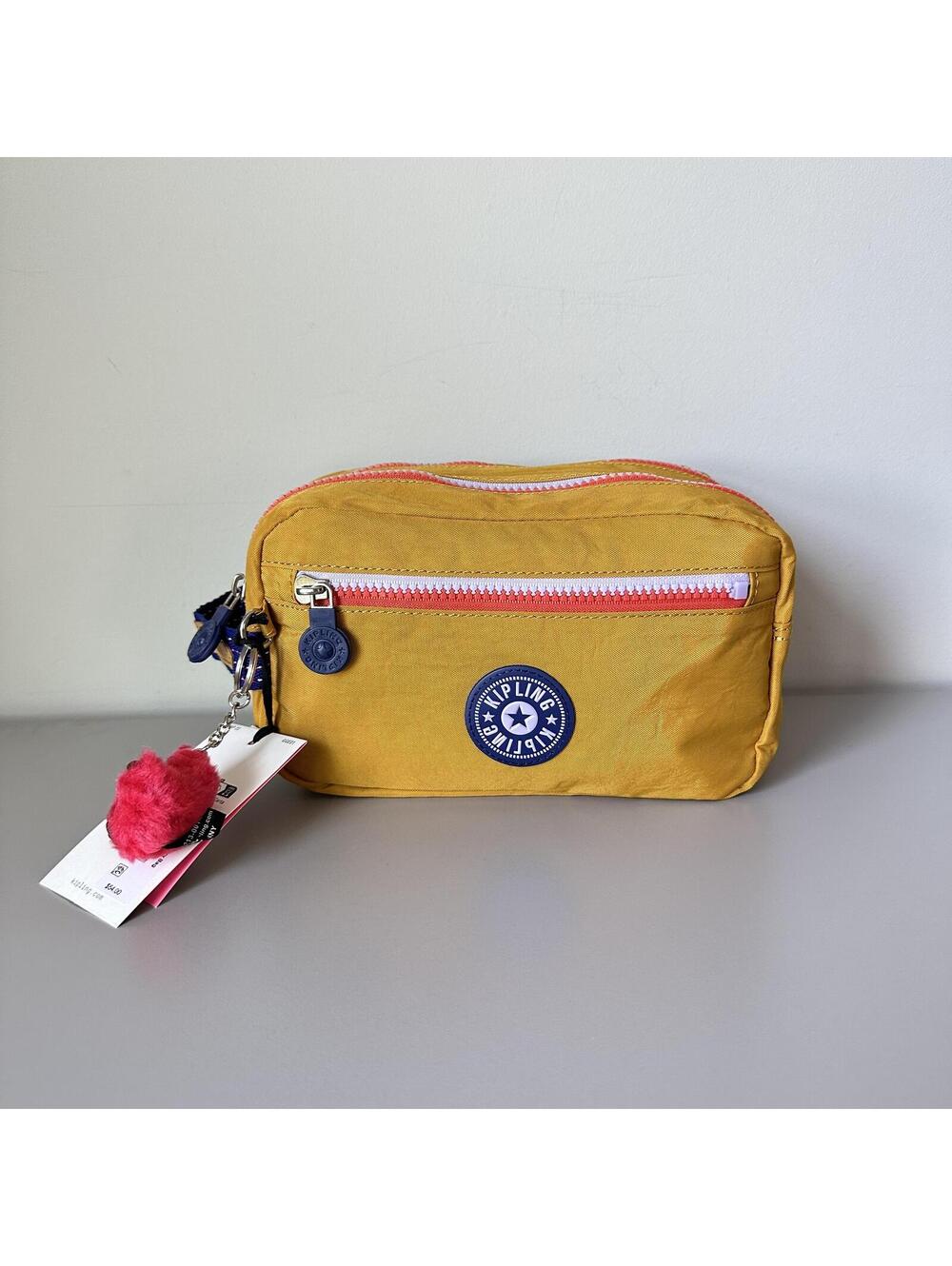 Kipling Amalfi Large Travel Pouch in Rose Gold NWT